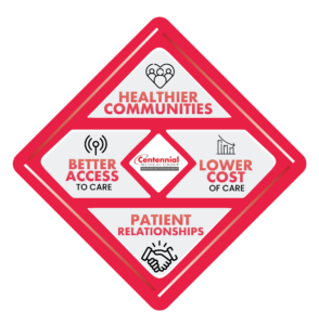 Centennial diamond logo