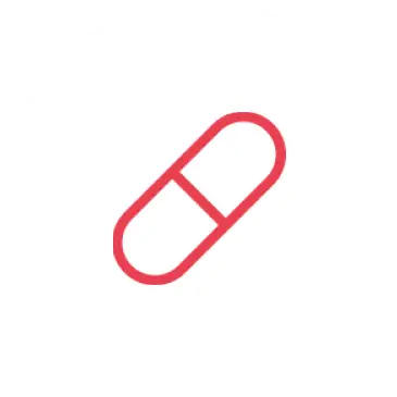 Prescription bottle icon representing medication refills