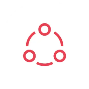 Icon of connected devices representing portal access anywhere