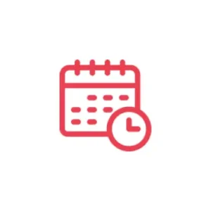 Calendar icon representing appointment scheduling