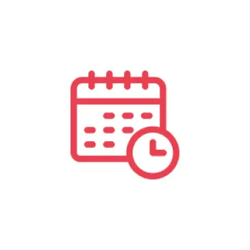 Calendar icon representing appointment scheduling